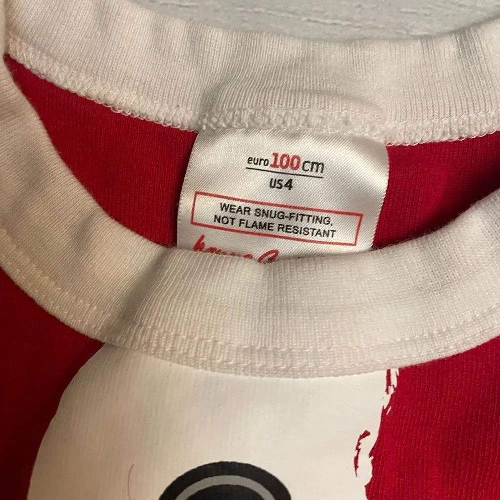 Hanna andersson‎ santa pajamas 100/4